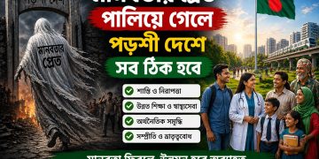 মানবতার প্রেত পালিয়ে গেলে পড়শী দেশে সব ঠিক হবে